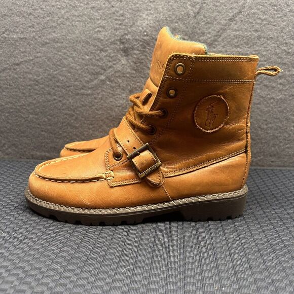 Size 3Y-Polo by Ralph Lauren Ranger High II Boots (YOUTH) - Picture 1 of 10